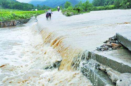 短時(shí)強(qiáng)降雨攜帶泥土、沙石、樹木等造成災(zāi)害