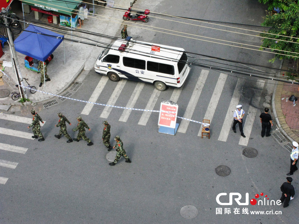 2013年07月10日，廣西壯族自治區(qū)北海市，武警巡邏。圖片來源：飛影/CFP