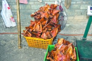 警方現場查獲的Y臘肉。