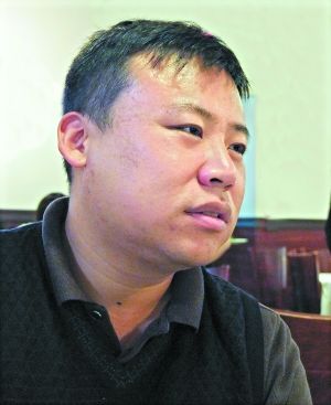 來(lái)自廣東的留學(xué)生馬博打算回國(guó)就業(yè)。（陳安 攝）