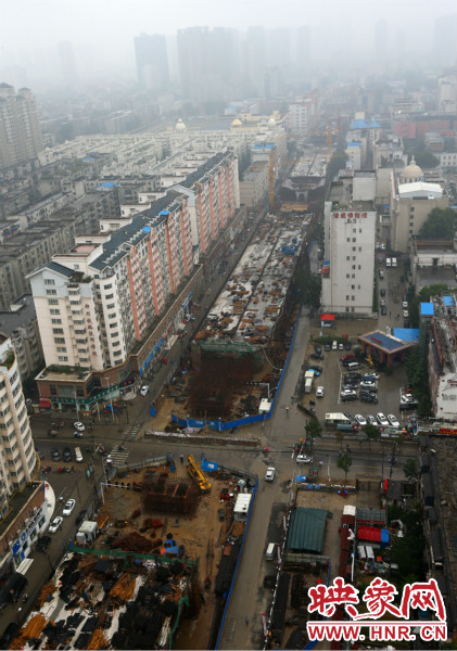 隴海路高架橋已雛形顯現。