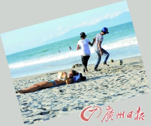 動靜皆宜的沙灘。