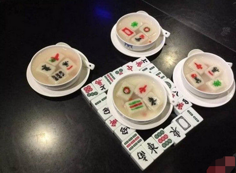來碗清一色！火鍋店推出創(chuàng)意麻將湯圓