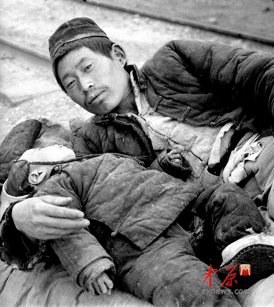 饑荒受災(zāi)者，父與子