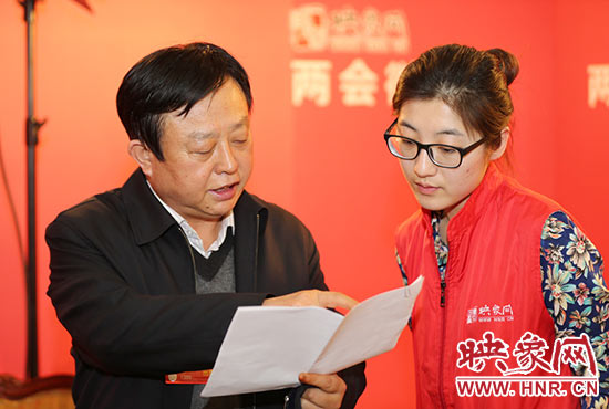 全國人大代表喬彬接受映象網(wǎng)采訪。
