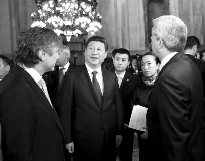　會(huì)見阿根廷議長(zhǎng)。