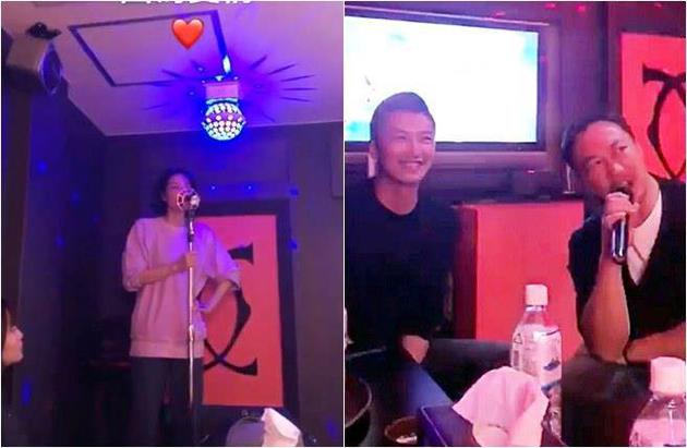 謝霆鋒王菲為陳奕迅老婆慶生。