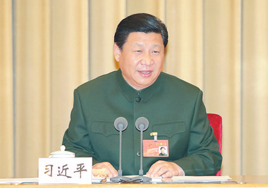 中央軍委改革工作會議11月24日至26日在京舉行。中共中央總書記、國家主席、中央軍委主席、中央軍委深化國防和軍隊改革領(lǐng)導(dǎo)小組組長習(xí)近平出席會議并發(fā)表重要講話。 新華社記者 李剛攝
