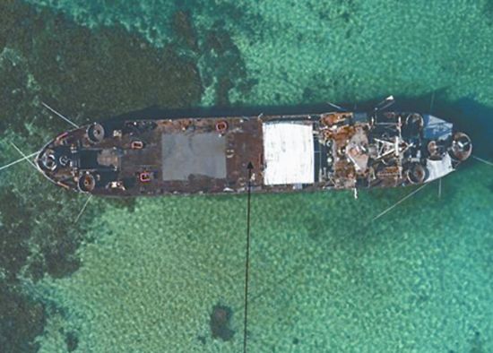 菲在南海緊盯中國(guó)艦船被曝仁愛礁駐軍不足12人