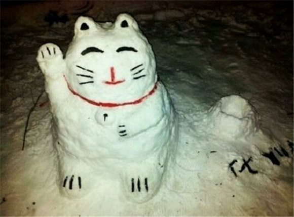 創(chuàng)意十足！日系列卡通雪人走紅