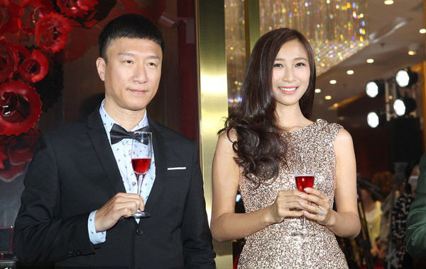 圖為孫紅雷、王駿迪夫婦。