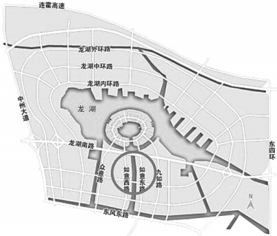 鄭州龍湖區(qū)域6塊商業(yè)用地拍賣遇冷，全部以起始價成交最貴的一塊不過888.09萬/畝，僅為8月龍湖“地