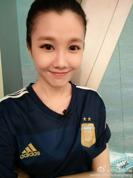 今夜，“烏賊劉”穿上了阿根廷球衣