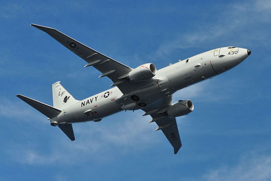 　　美國(guó)海軍的海神P-8巡邏機(jī)專門從事遠(yuǎn)距離任務(wù)，包括情報(bào)搜集和偵察。