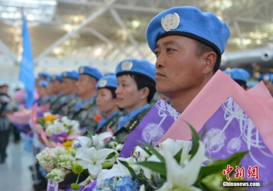 資料圖：維和部隊官兵。