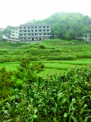 湖南新邵縣迎光鄉(xiāng)上沙溪村支書彭承雙家新蓋的房子。