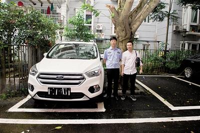 渝北警方送還追回的翼虎SUV。 渝北警方供圖