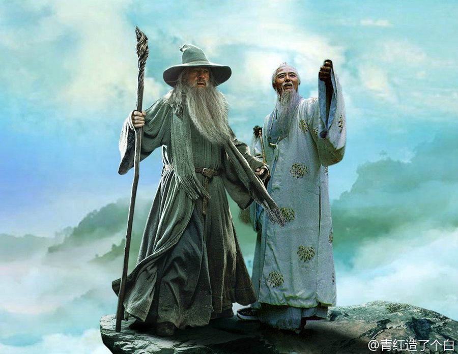 網(wǎng)友PS“中土東土聯(lián)誼會” 畫風(fēng)優(yōu)美毫無違和感