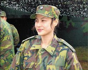 　臺灣最美女軍官。