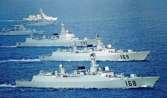 中國海軍艦艇編隊(duì)